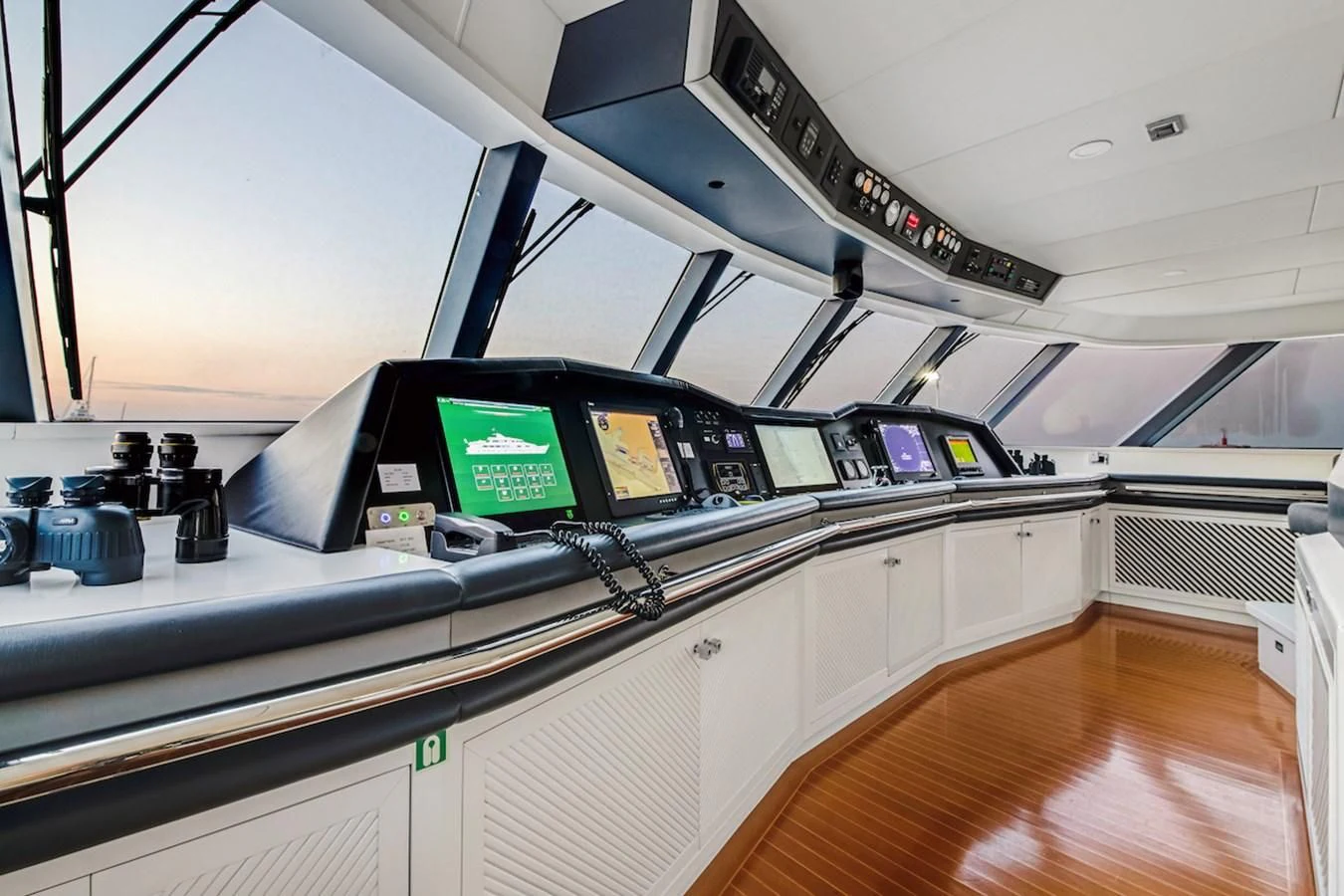a machine with a screen aboard BG Yacht for Sale