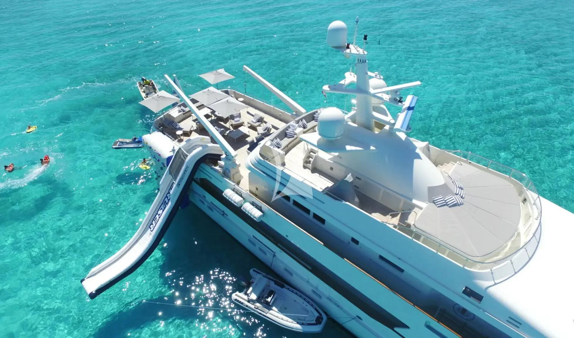 a boat on the water aboard BG Yacht for Sale