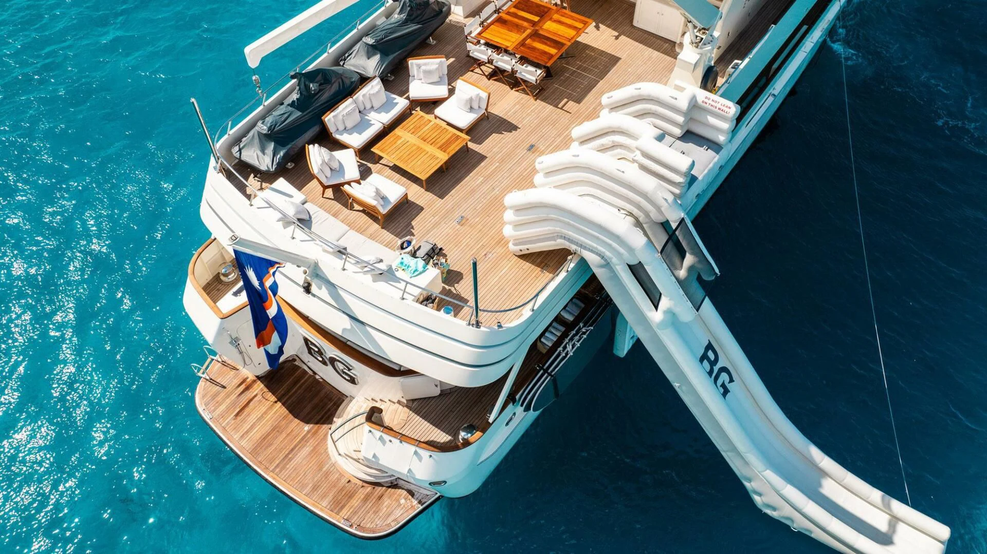 a boat on the water aboard BG Yacht for Sale