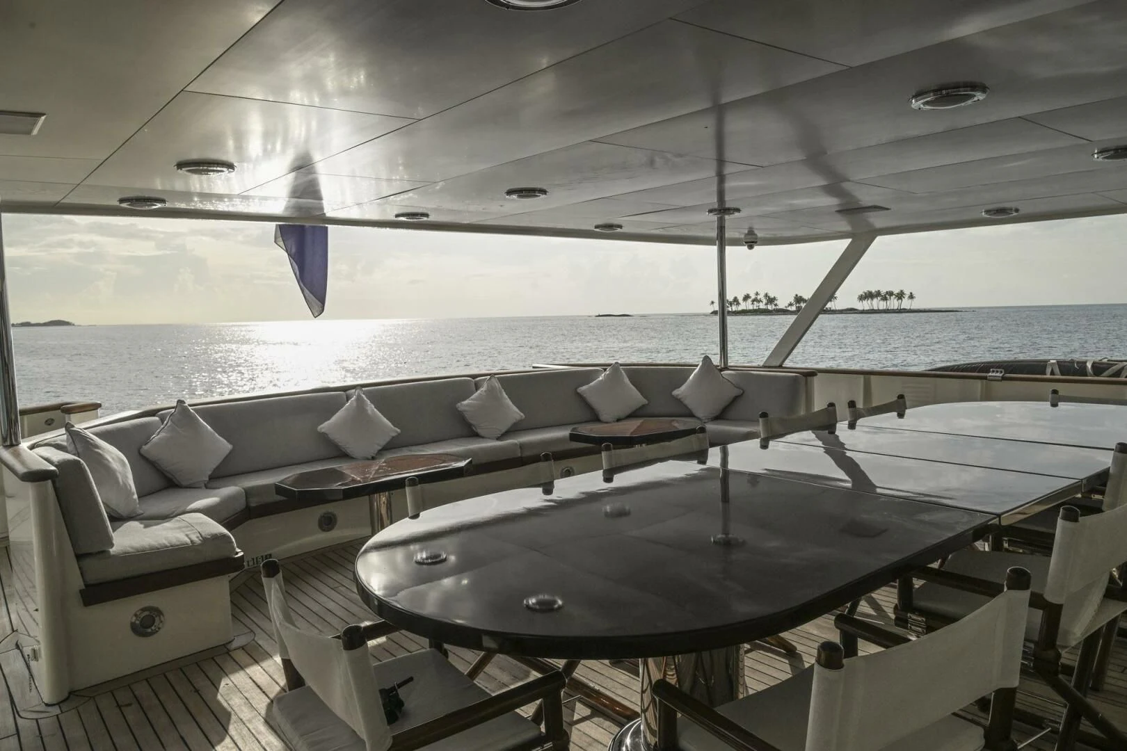 a boat on the water aboard BG Yacht for Sale