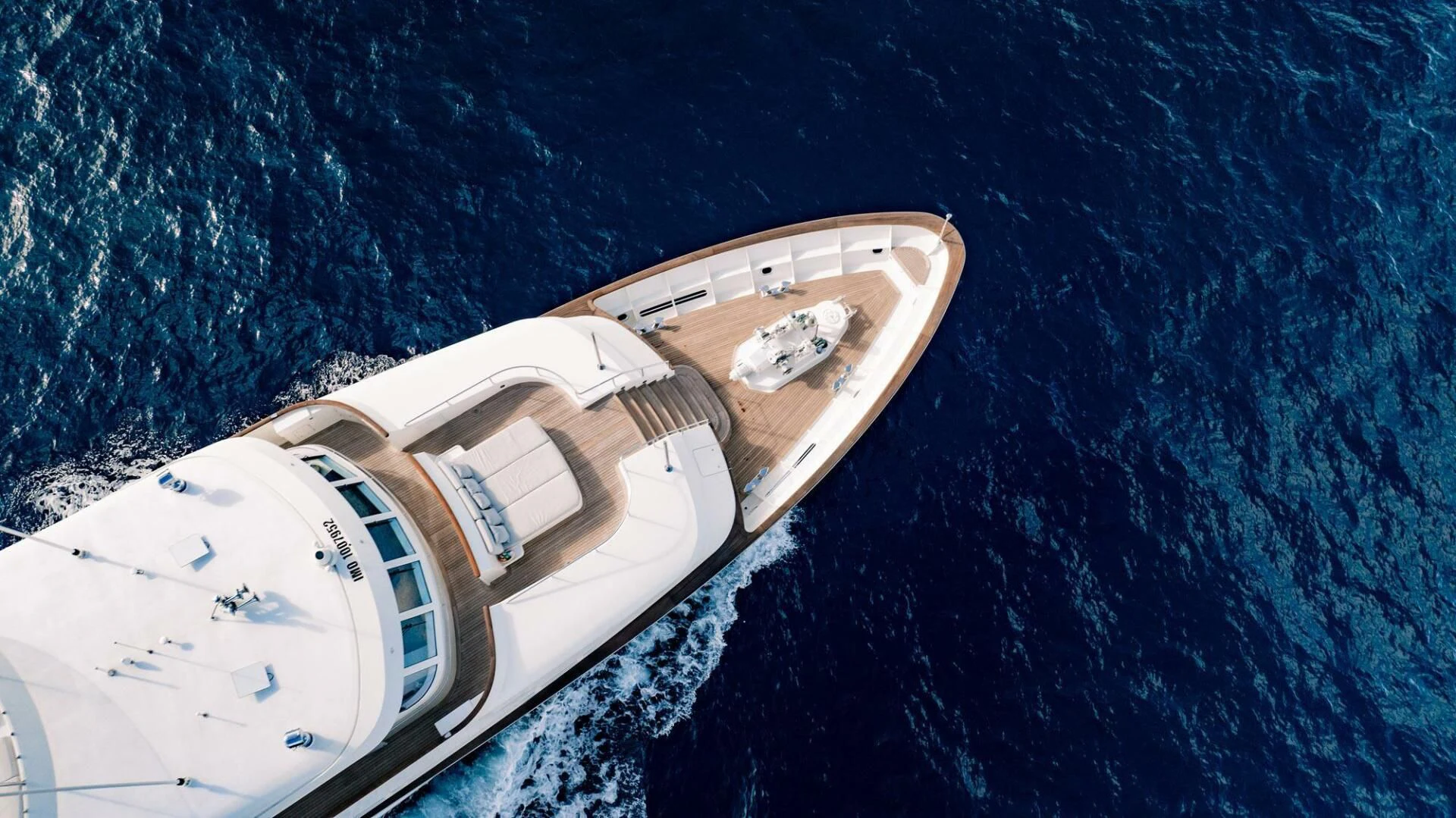 a satellite in the water aboard BG Yacht for Sale