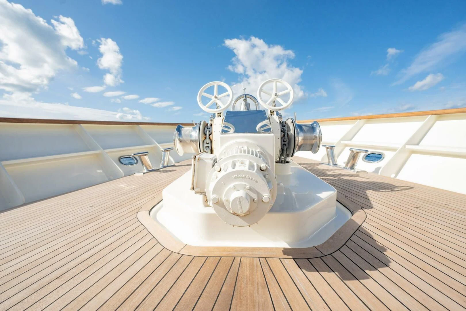 a machine on a deck aboard BG Yacht for Sale