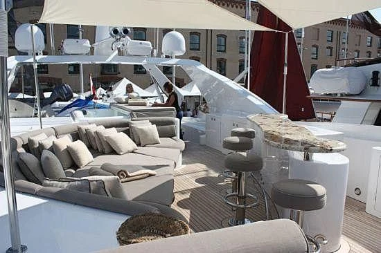 a boat on a boat aboard STREGA Yacht for Sale
