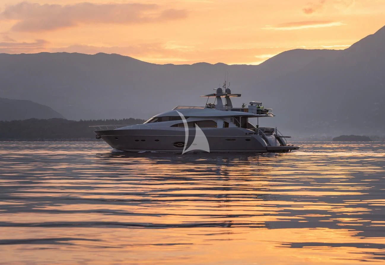 a boat on the water aboard STELA 117 Yacht for Sale