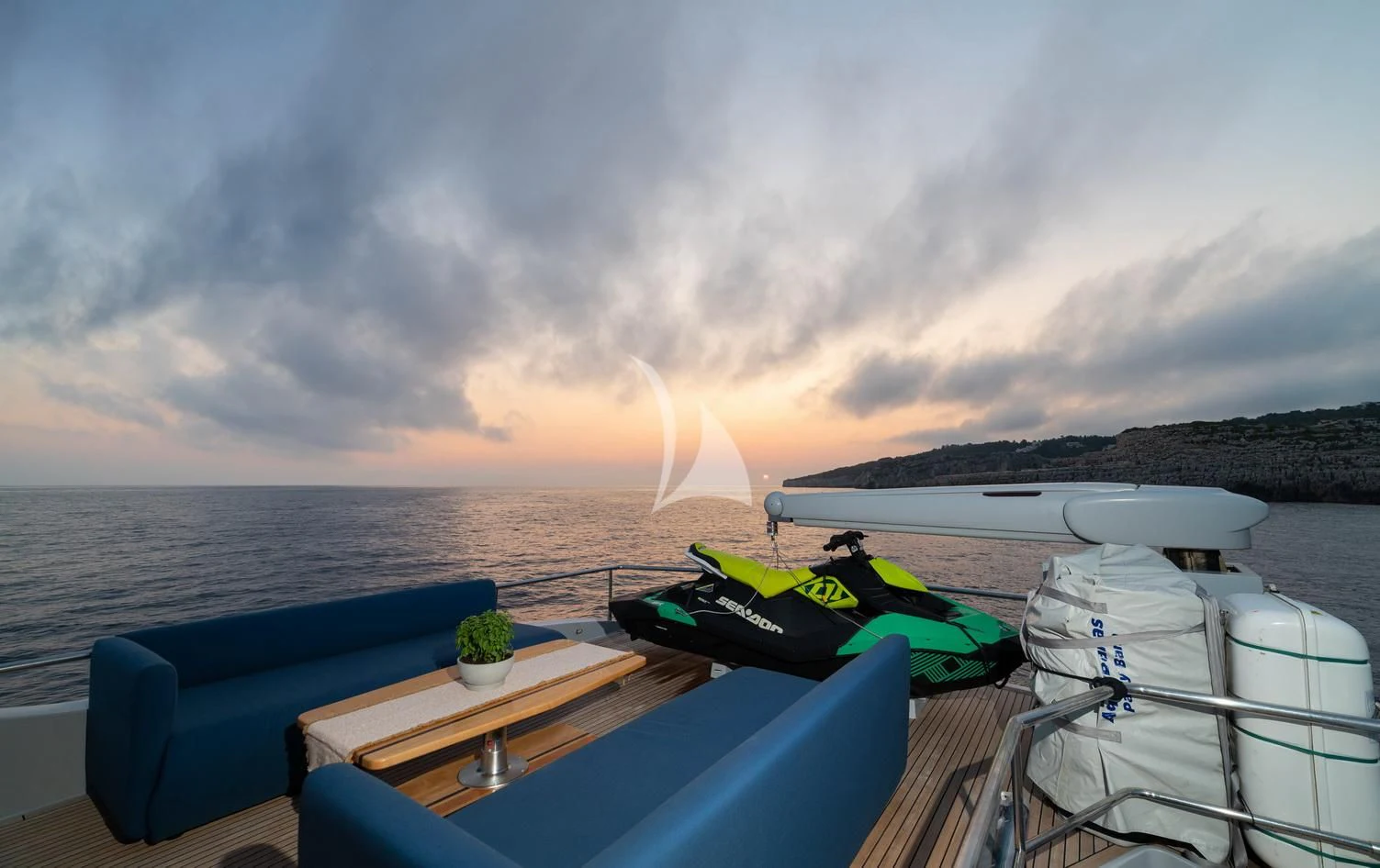 a boat on the water aboard STELA 117 Yacht for Sale