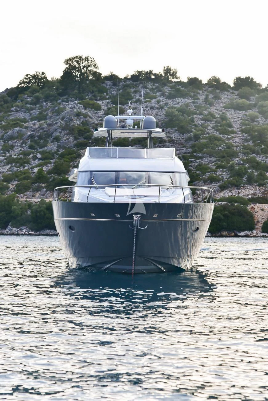a boat in the water aboard STELA 117 Yacht for Sale