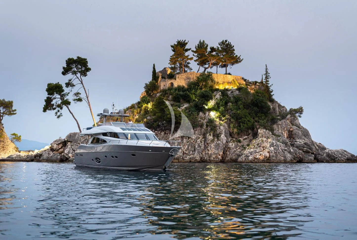 a boat on the water aboard STELA 117 Yacht for Sale