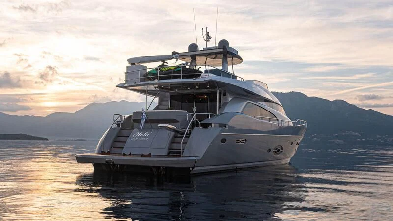 a boat on the water aboard STELA 117 Yacht for Sale