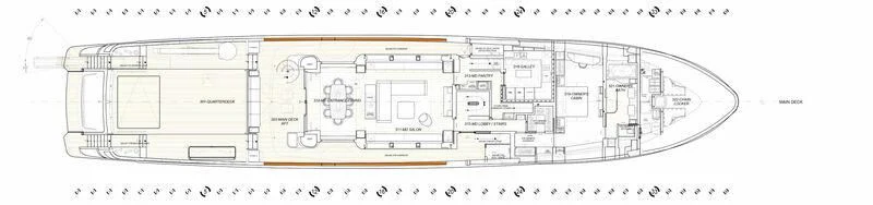 diagram aboard AMO Yacht for Sale