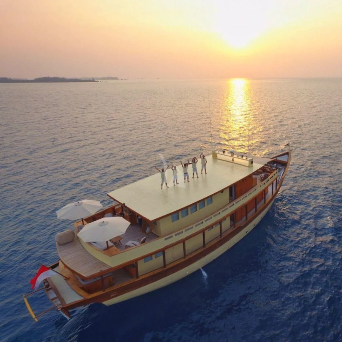 a boat on the water aboard MISCHIEF Yacht for Sale