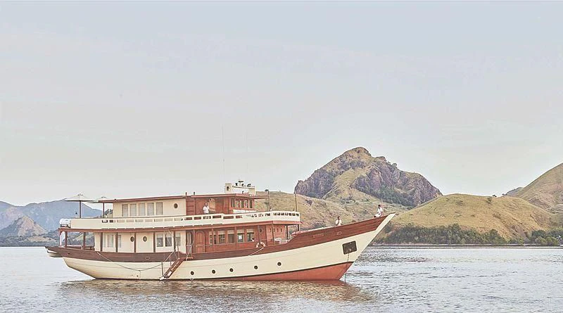 a boat on the water aboard MISCHIEF Yacht for Sale