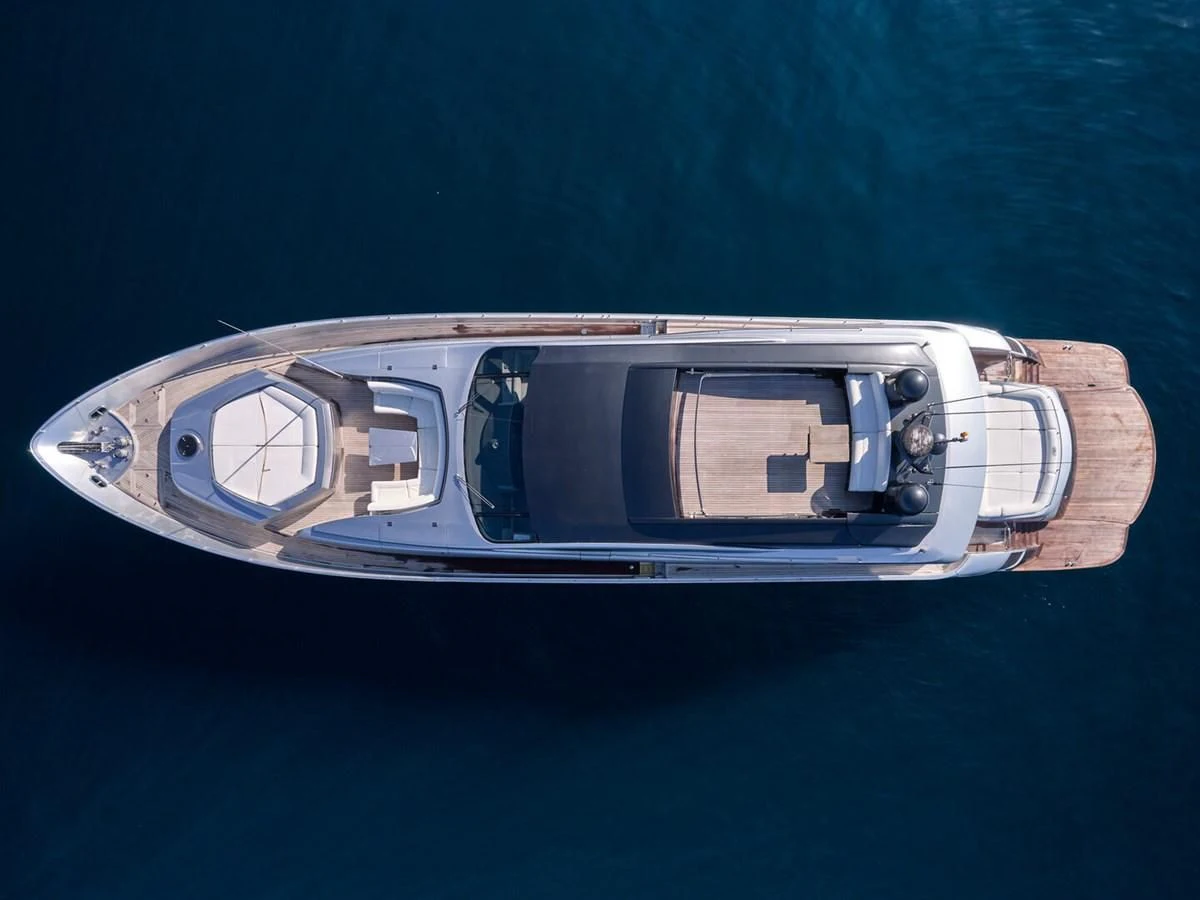 a boat on the water aboard ONE Yacht for Charter