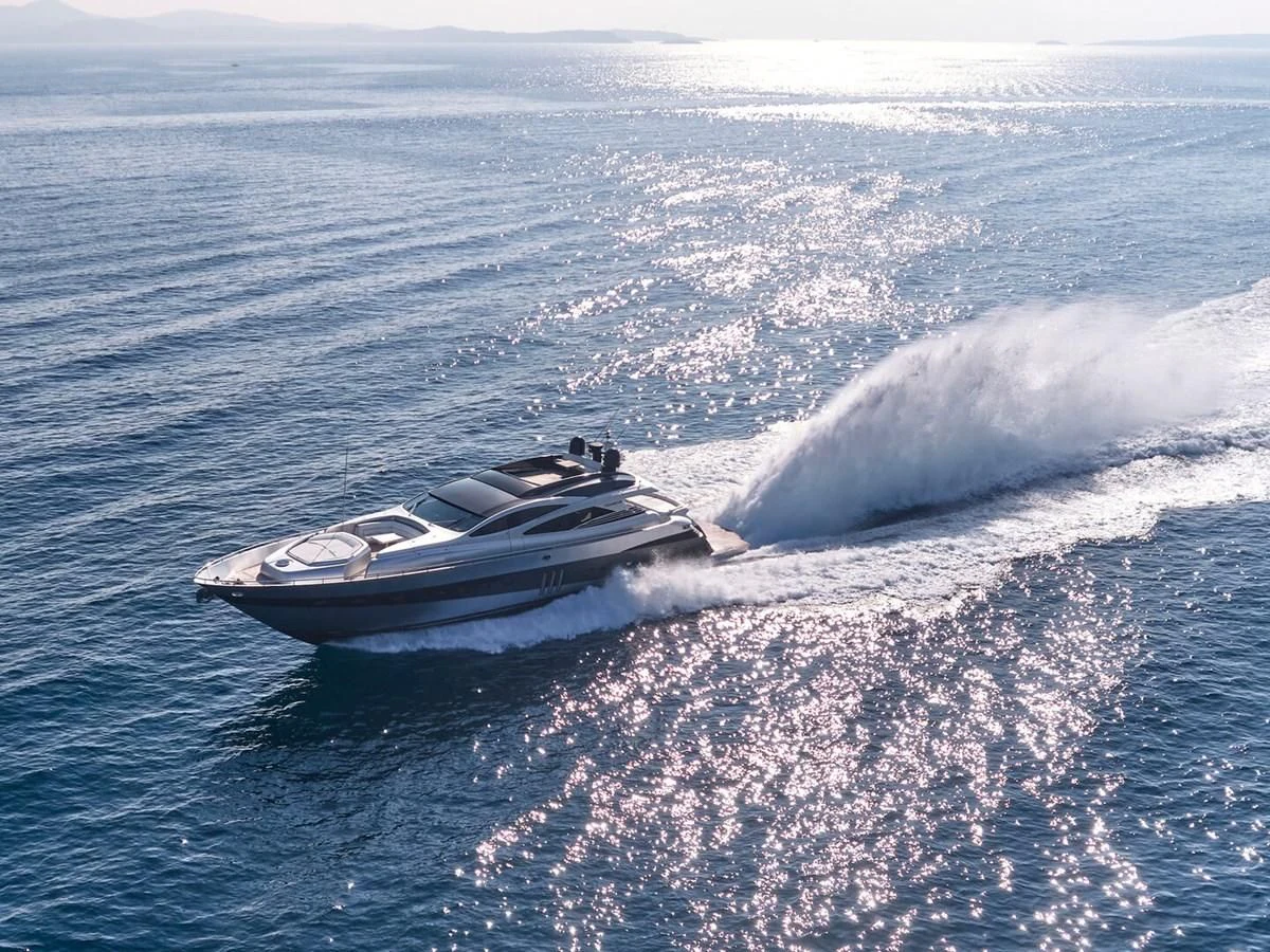 a boat in the water aboard ONE Yacht for Charter