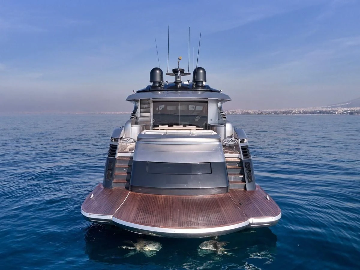 a boat in the water aboard ONE Yacht for Charter