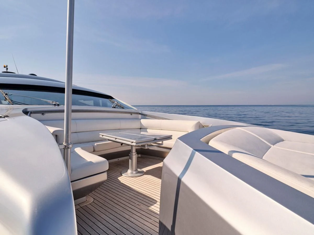 a boat on the water aboard ONE Yacht for Charter