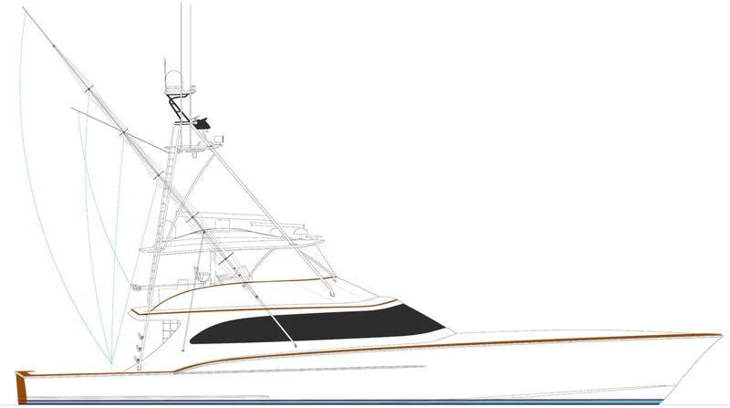 diagram aboard JARRETT BAY 90/68 Yacht for Sale