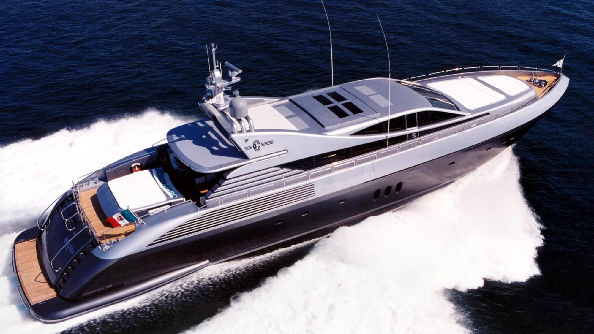 a boat on the water aboard MARIA CARLA Yacht for Sale