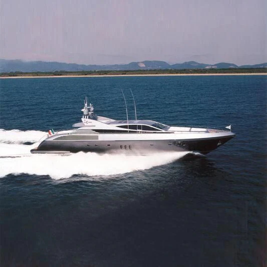 a boat on the water aboard MARIA CARLA Yacht for Sale