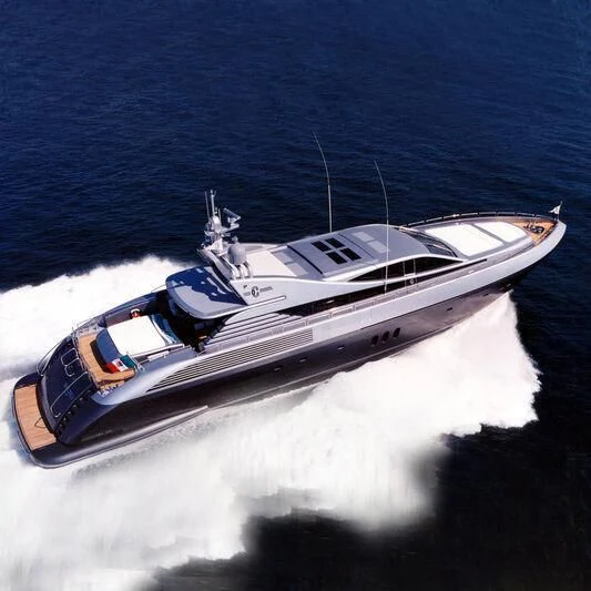 a boat on the water aboard MARIA CARLA Yacht for Sale