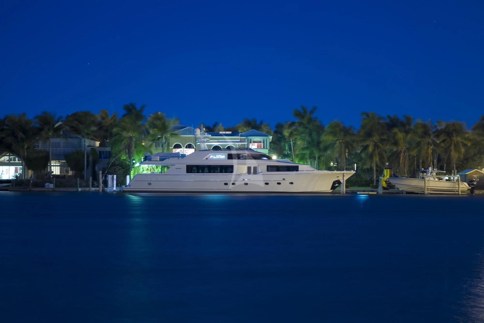 a boat in the water aboard LADY GRACE Yacht for Sale