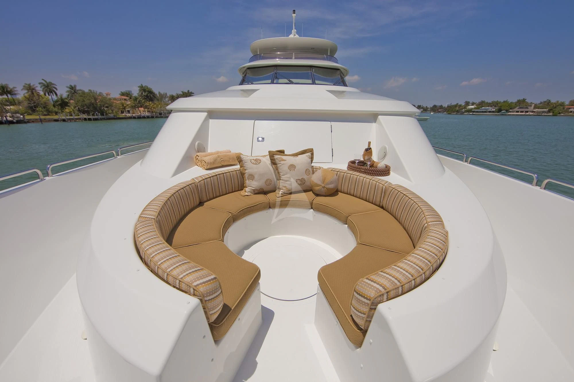 a boat on the water aboard LADY GRACE Yacht for Sale