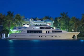 a boat in the water aboard LADY GRACE Yacht for Sale