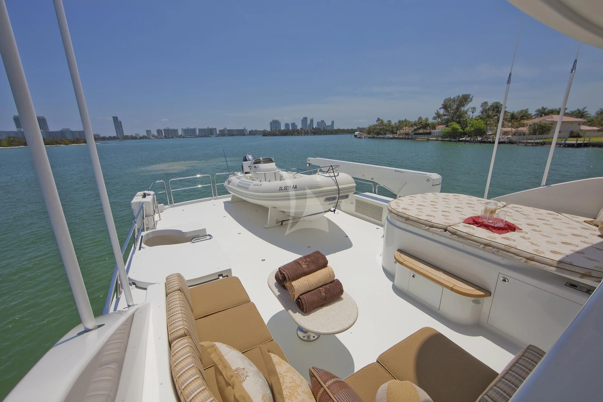 a boat on the water aboard LADY GRACE Yacht for Sale