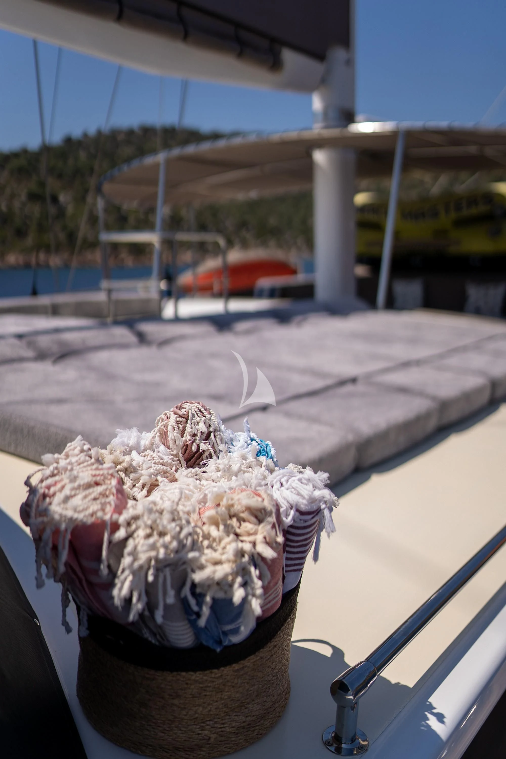 a basket of ice cream aboard NEVRA QUEEN Yacht for Sale