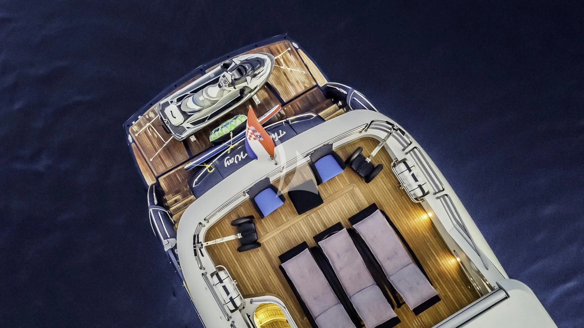 a satellite in space aboard THE BEST WAY Yacht for Sale