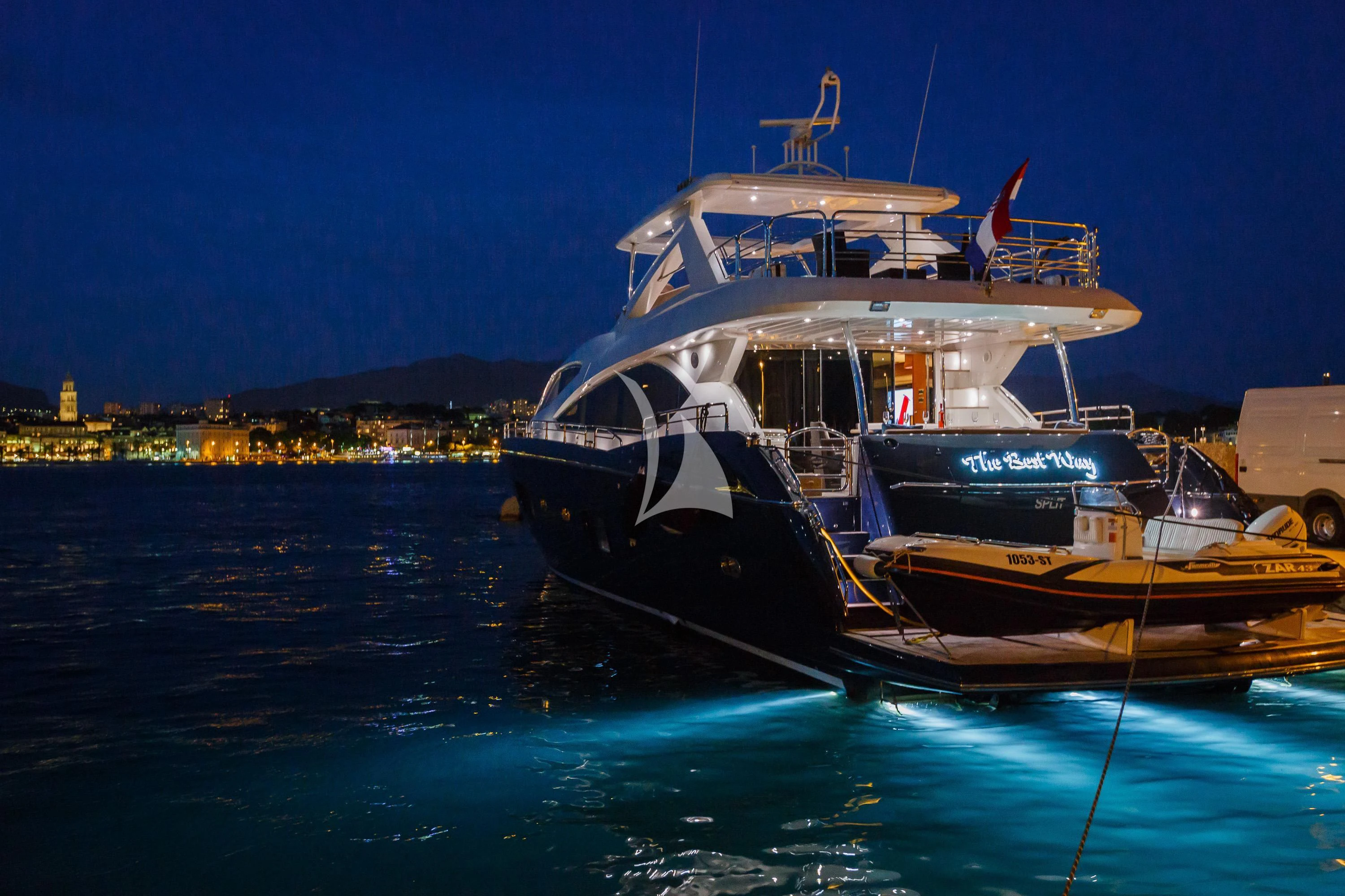 a couple of boats in the water aboard THE BEST WAY Yacht for Sale