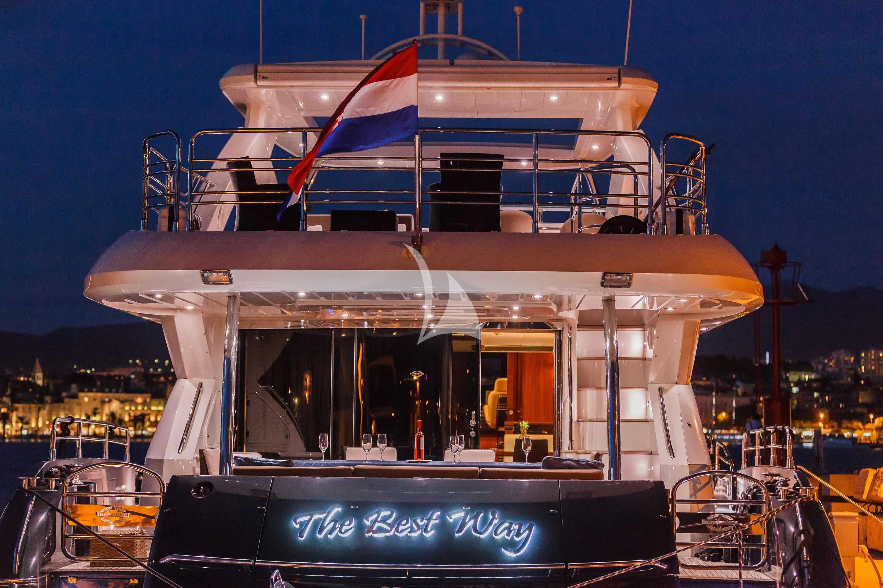 a boat on a boat aboard THE BEST WAY Yacht for Sale