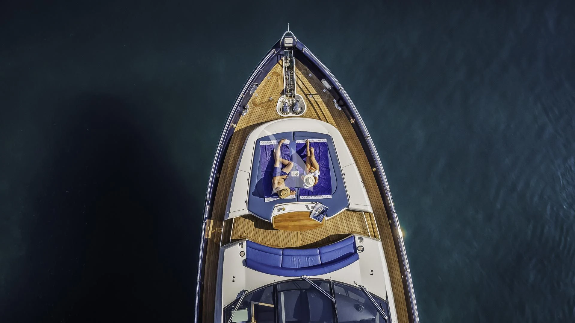 a tall tower with a statue on it aboard THE BEST WAY Yacht for Sale