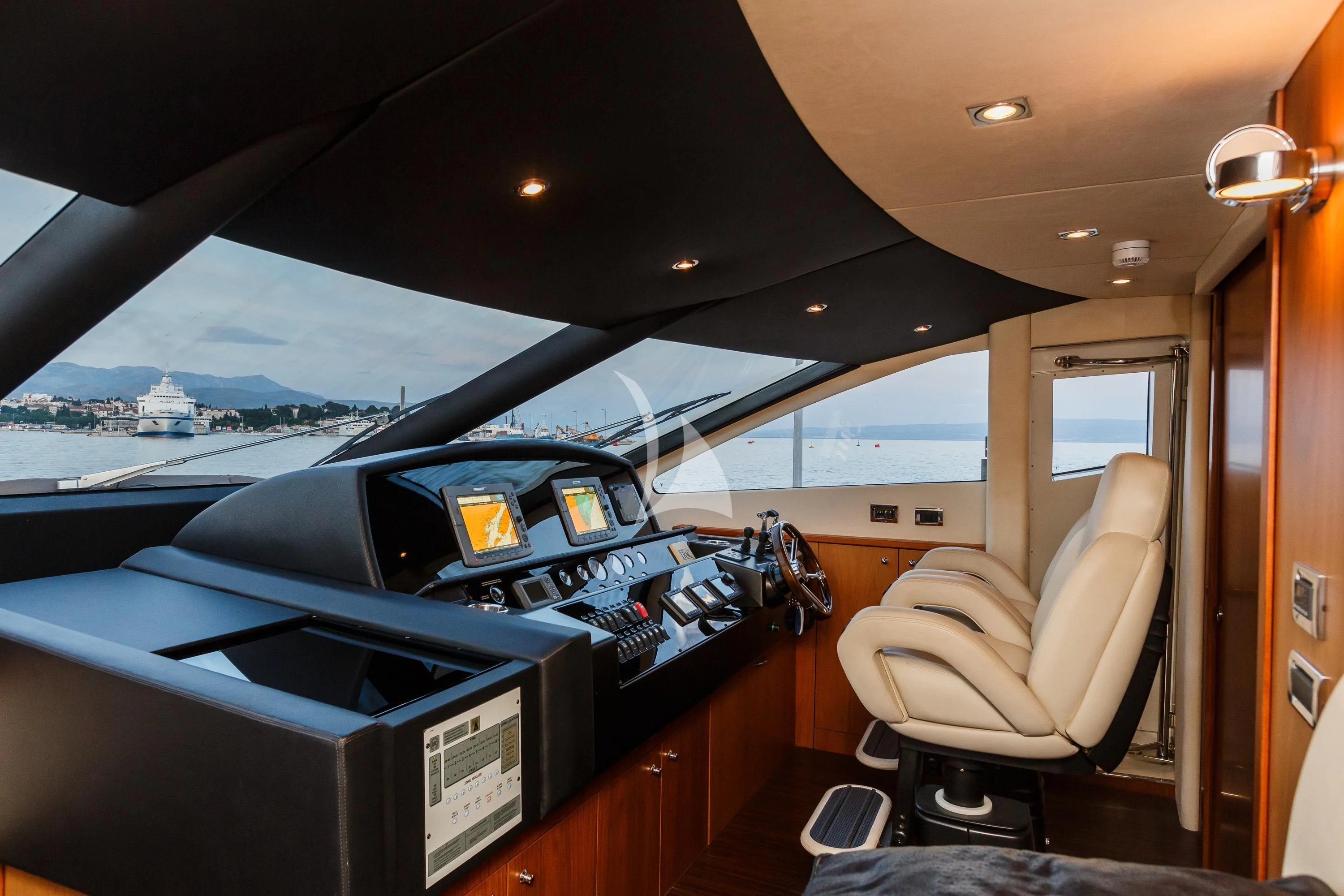 inside of a vehicle aboard THE BEST WAY Yacht for Sale