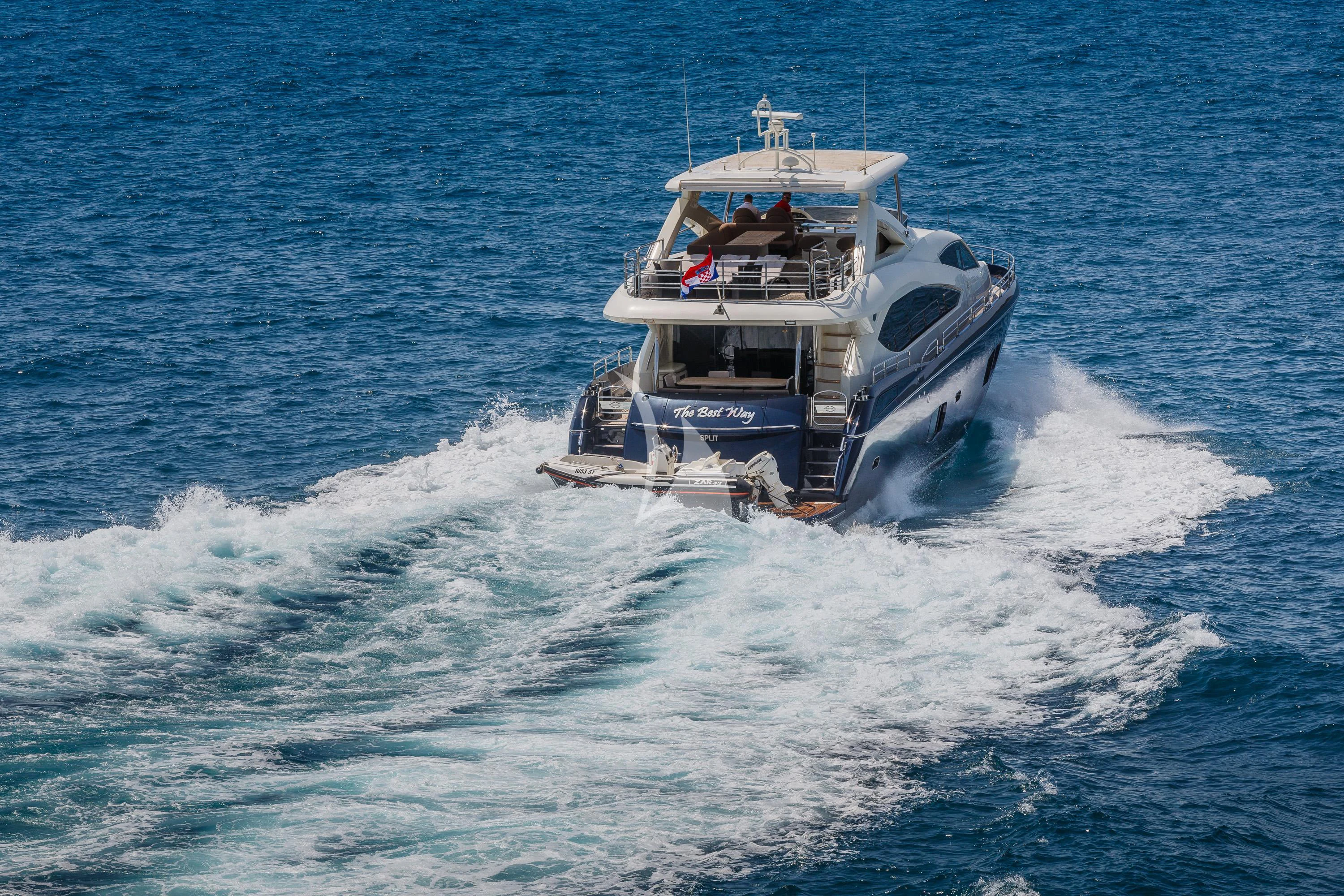 a boat on the water aboard THE BEST WAY Yacht for Sale
