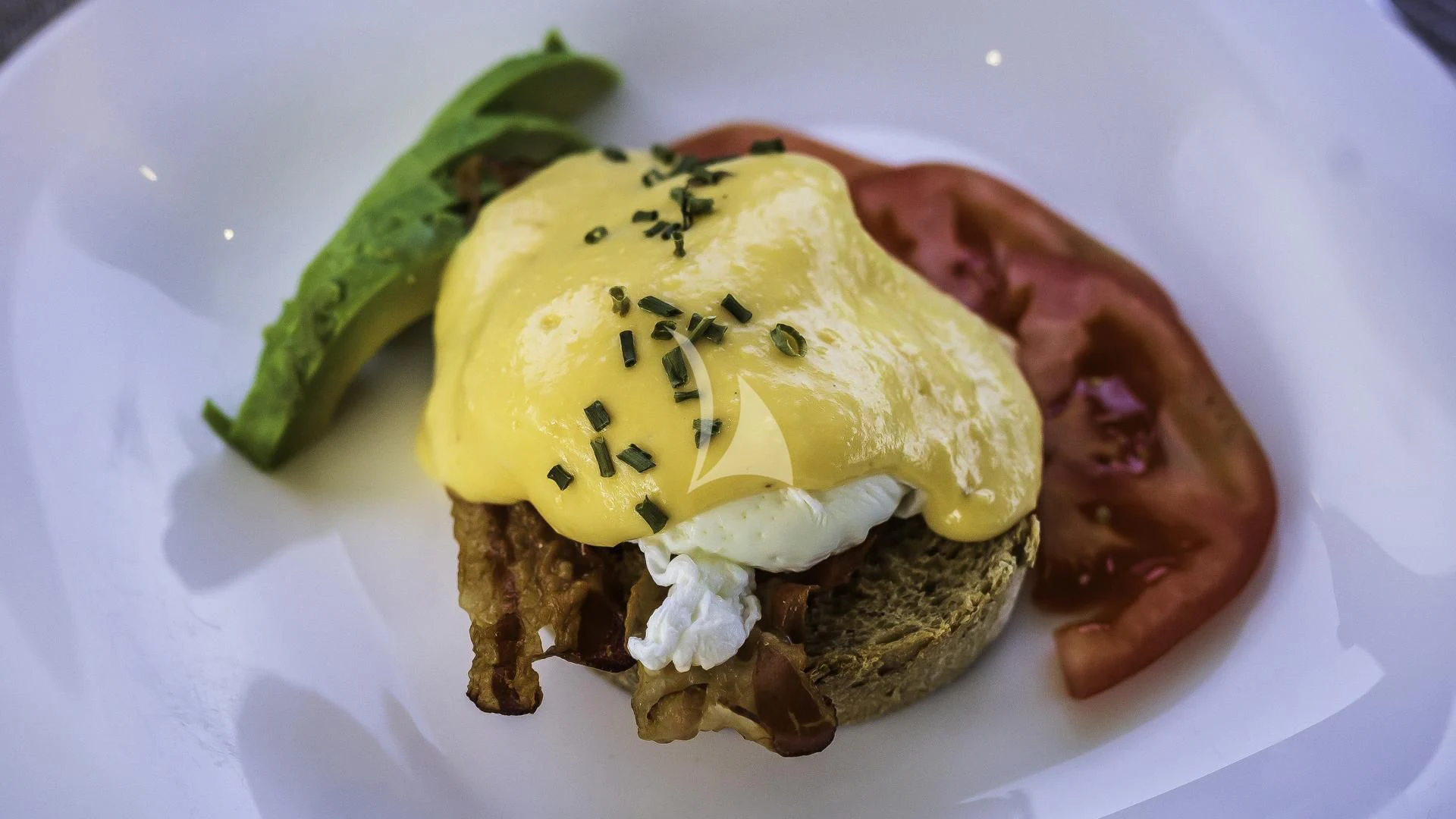 a plate of food aboard THE BEST WAY Yacht for Sale