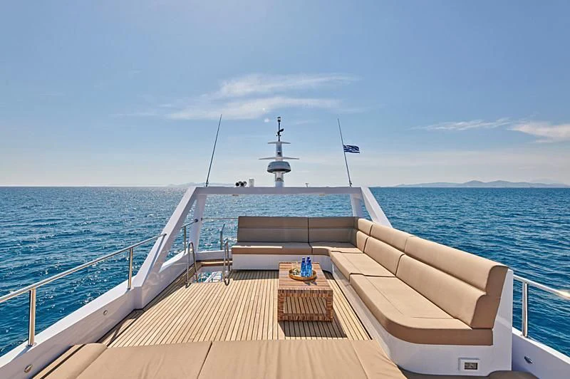 a boat on the water aboard WIDE LIBERTY Yacht for Sale