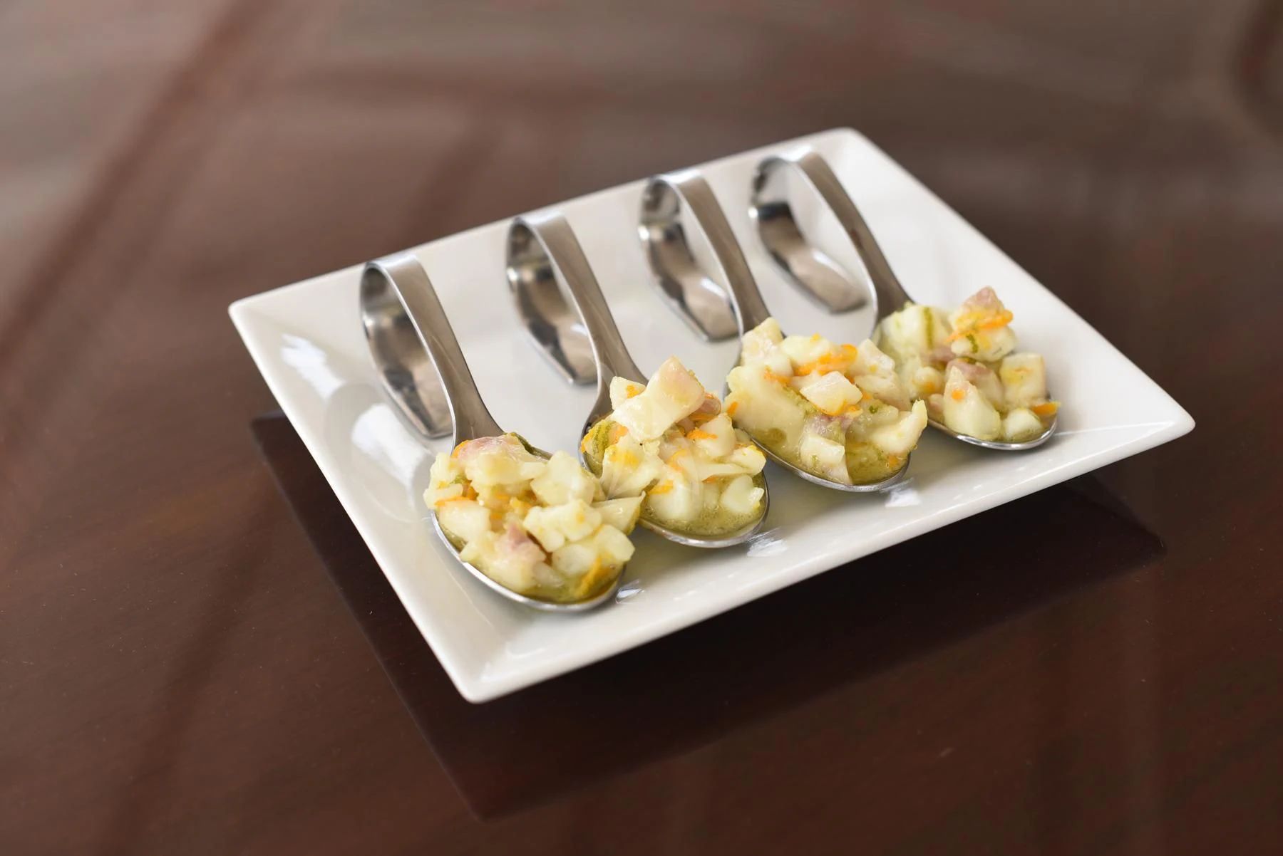 a plate of food aboard SEVEN S Yacht for Charter