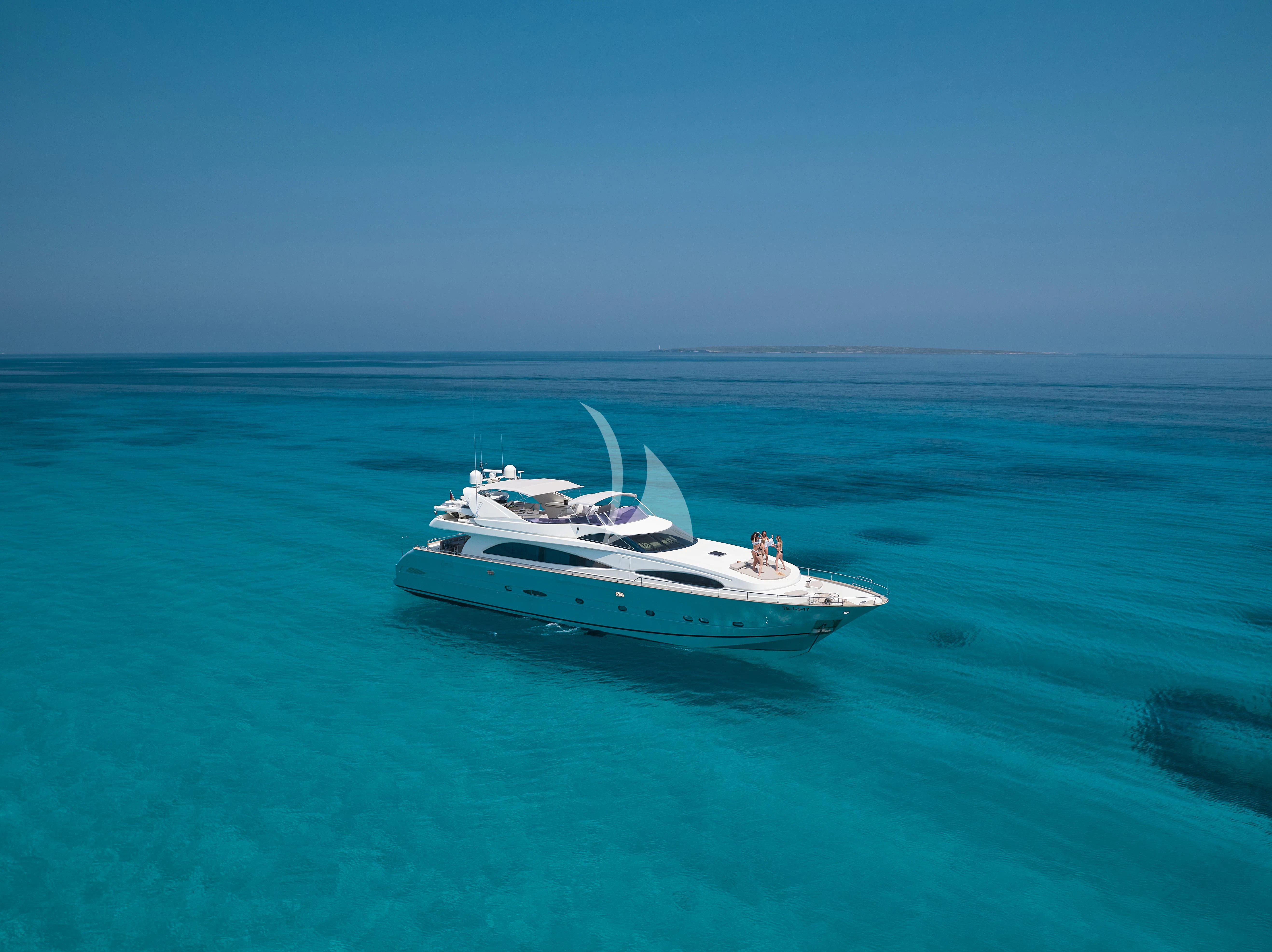 a boat in the water aboard KIAWAH II Yacht for Sale