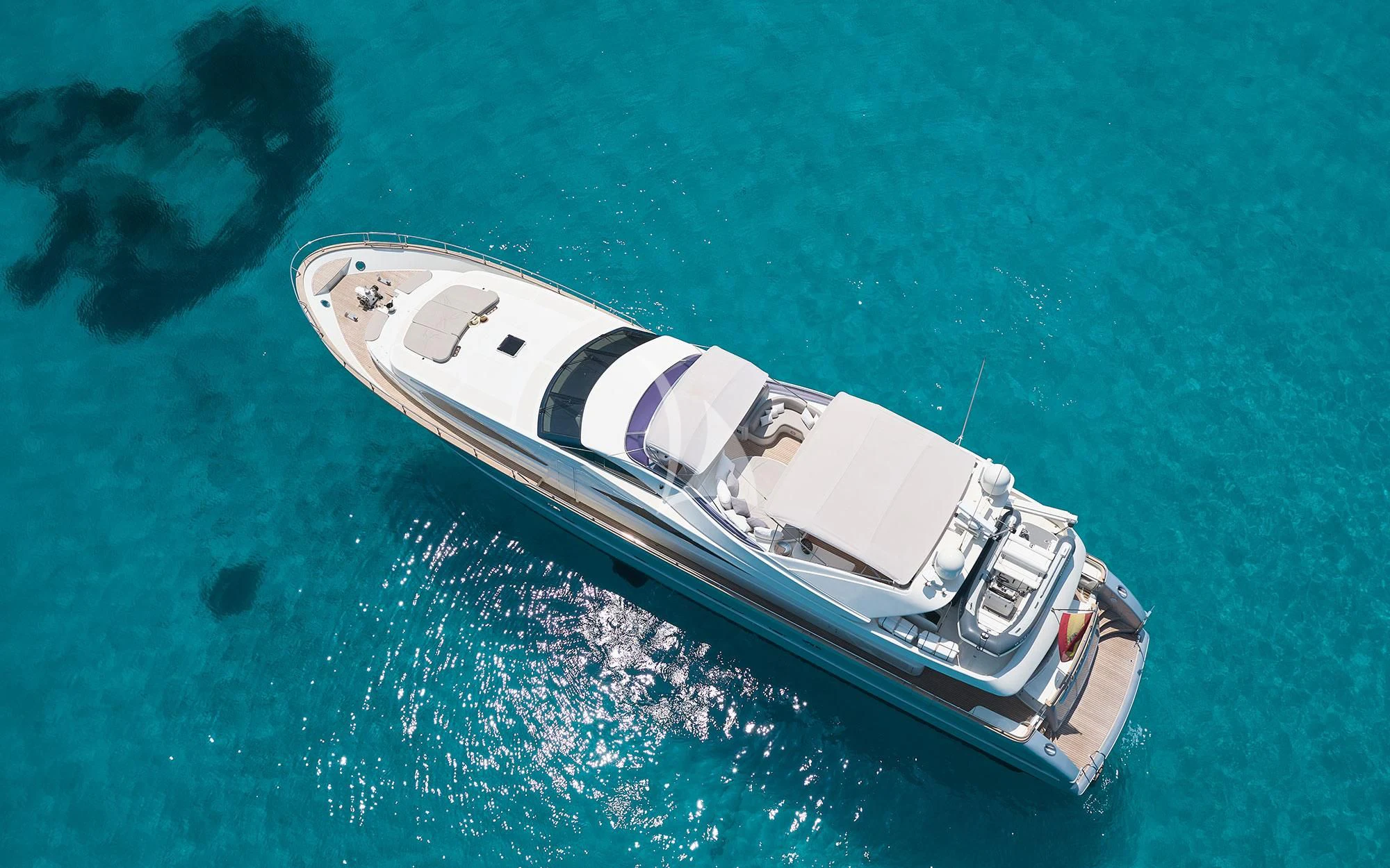 a boat in the water aboard KIAWAH II Yacht for Sale