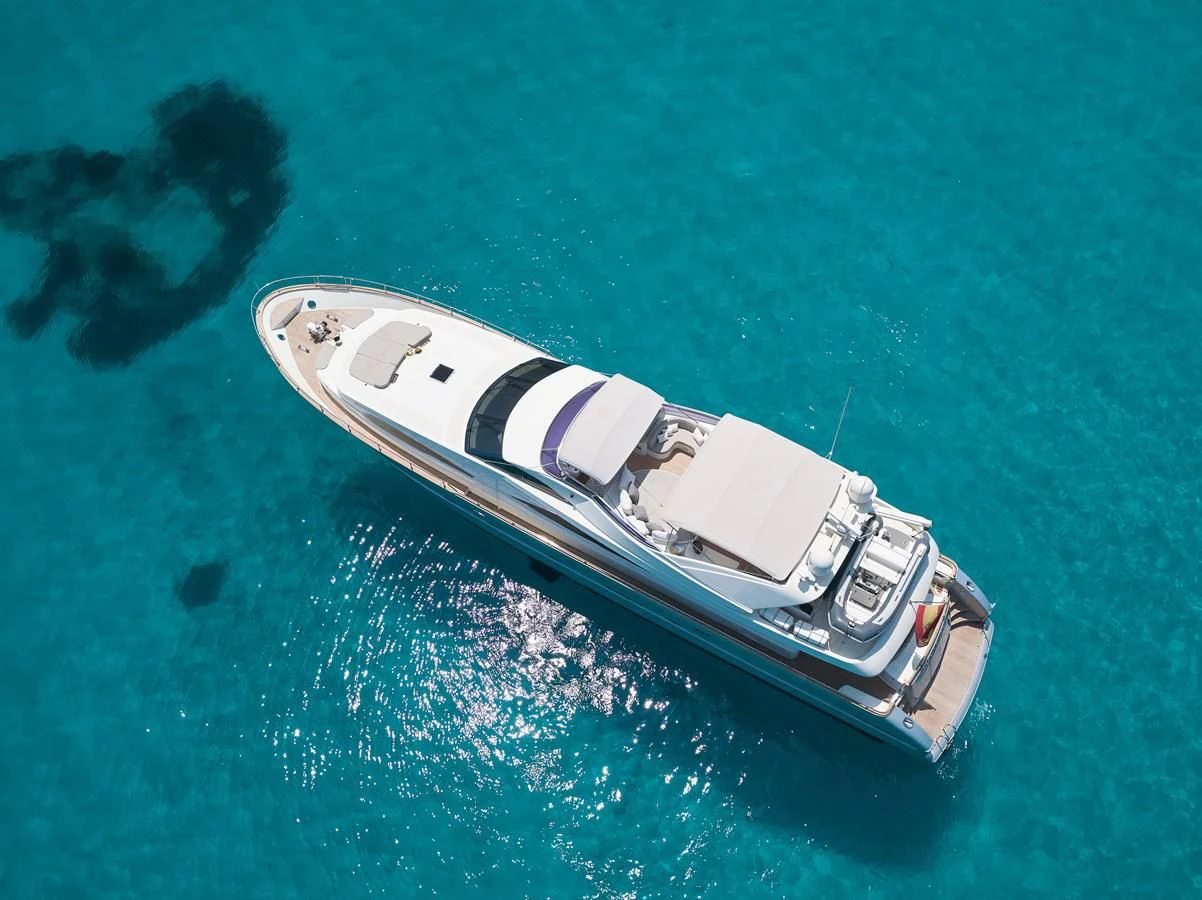 a boat in the water aboard KIAWAH II Yacht for Sale