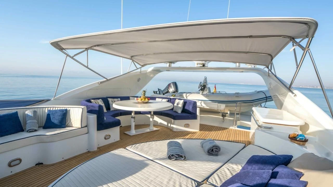 a boat on the water aboard KIAWAH II Yacht for Sale
