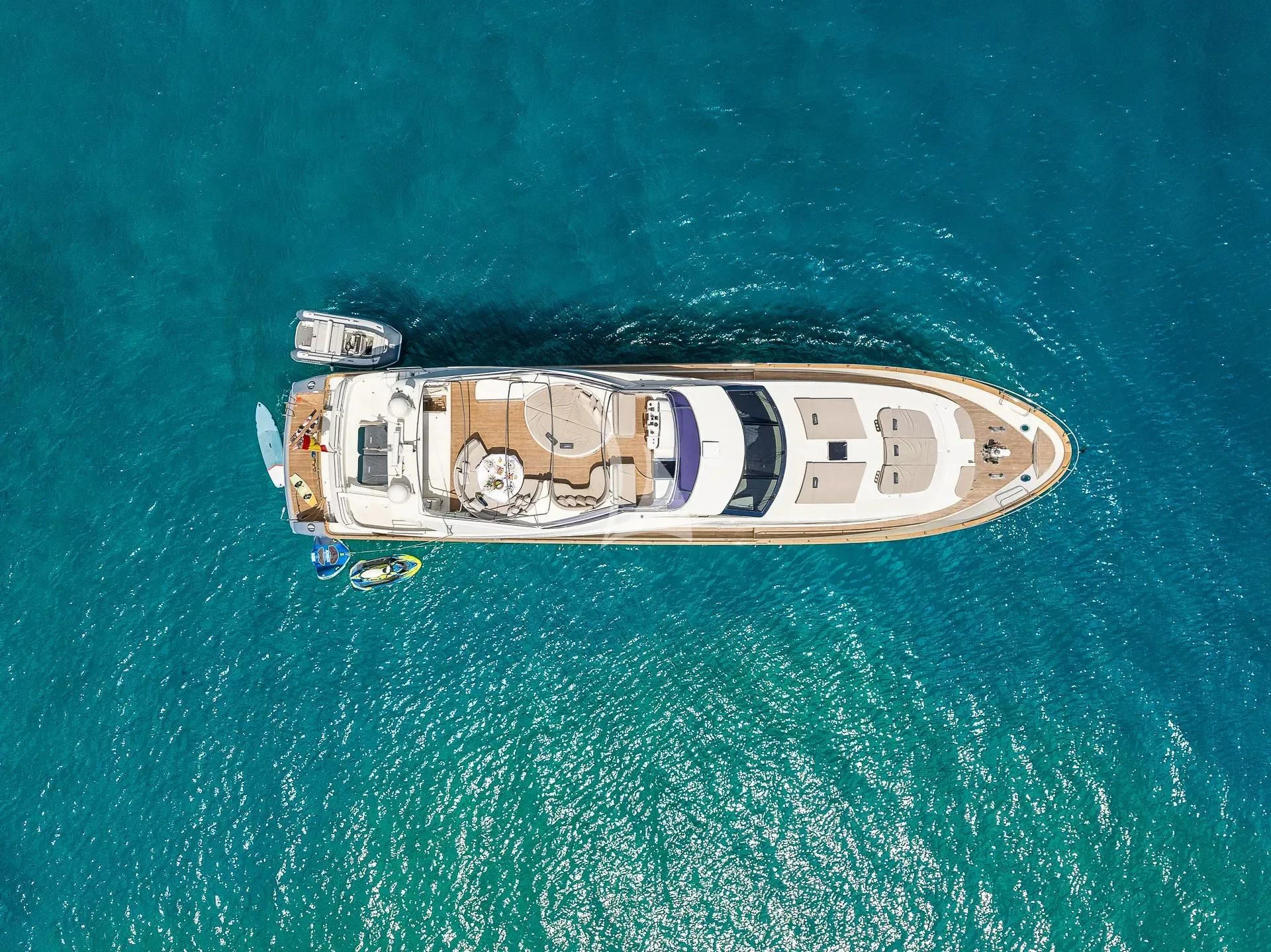 a small metal object with a logo on it aboard KIAWAH II Yacht for Sale