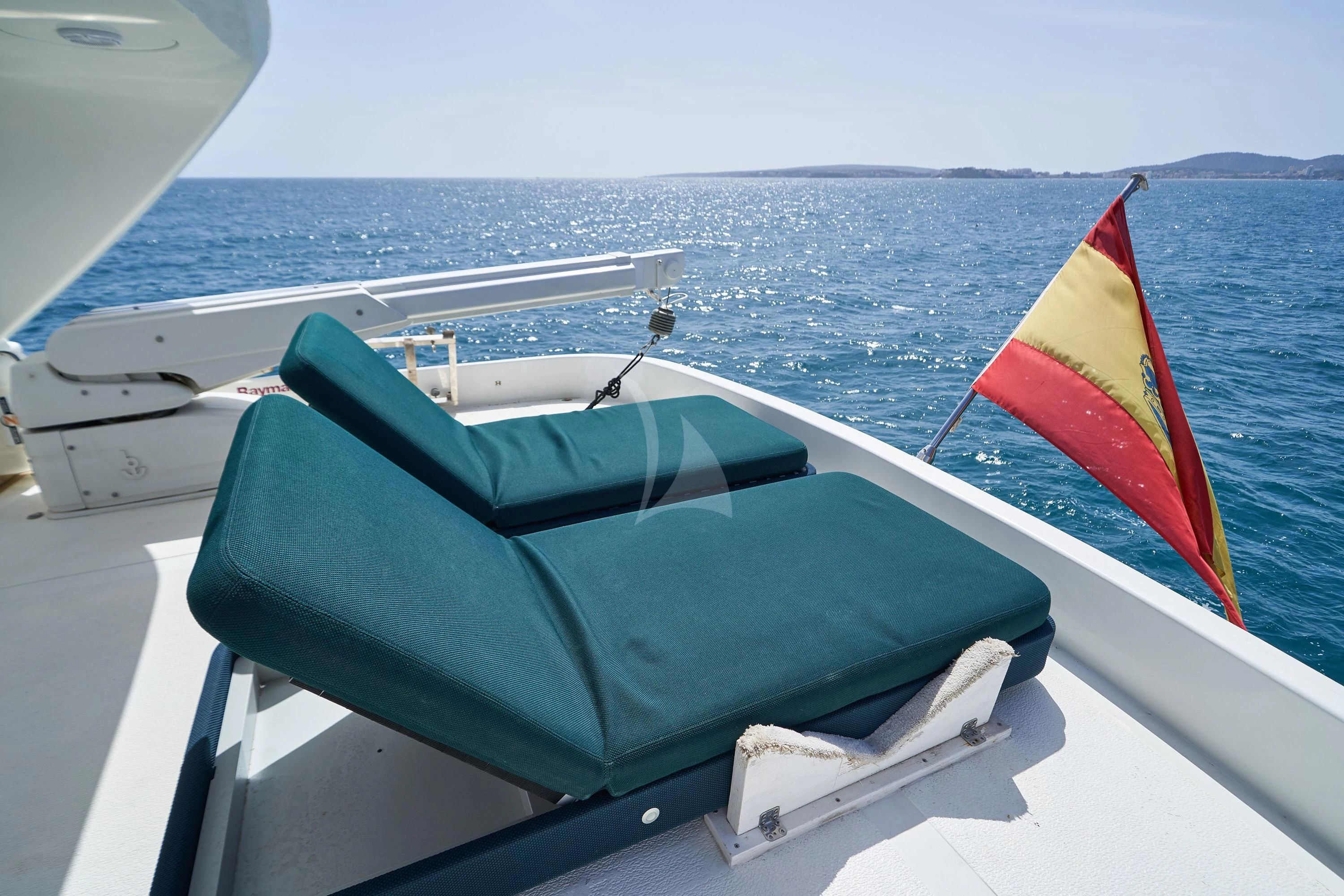 a boat on the water aboard KIAWAH II Yacht for Sale