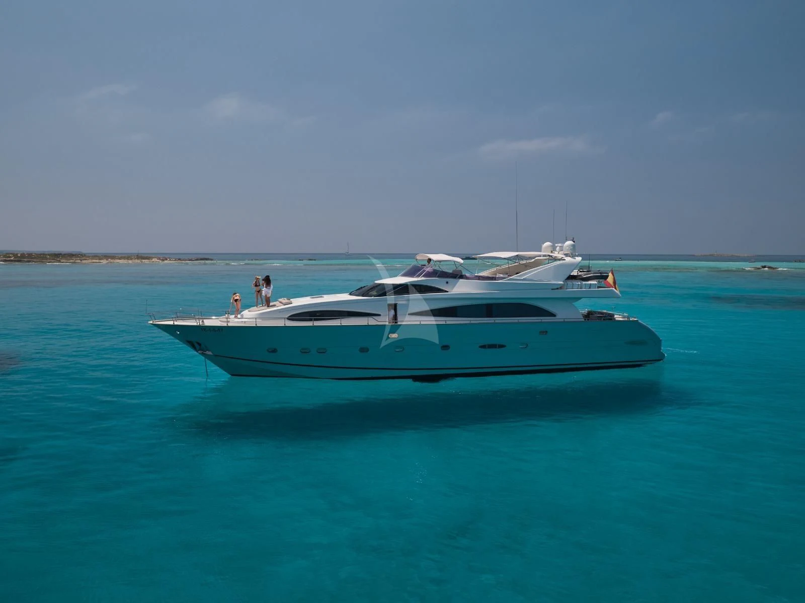 a boat in the water aboard KIAWAH II Yacht for Sale