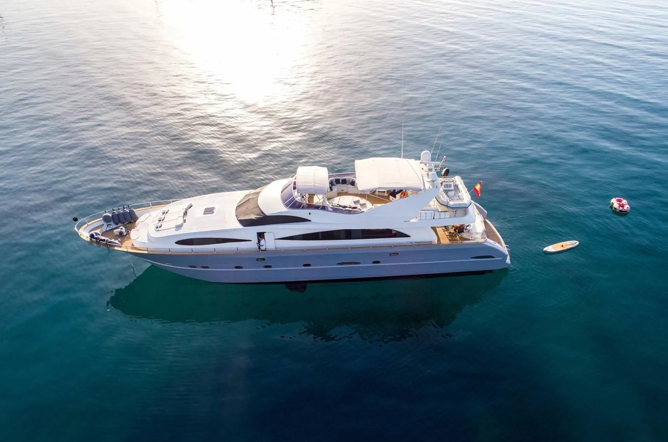 a boat in the water aboard KIAWAH II Yacht for Sale