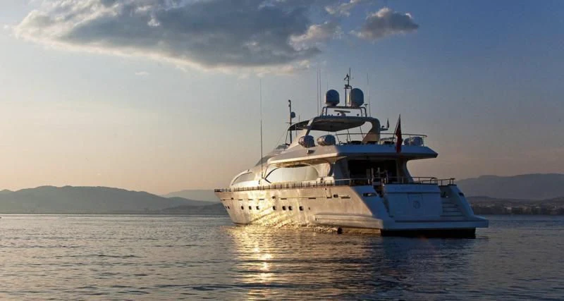 a couple of boats in the water aboard YLANG YLANG Yacht for Sale