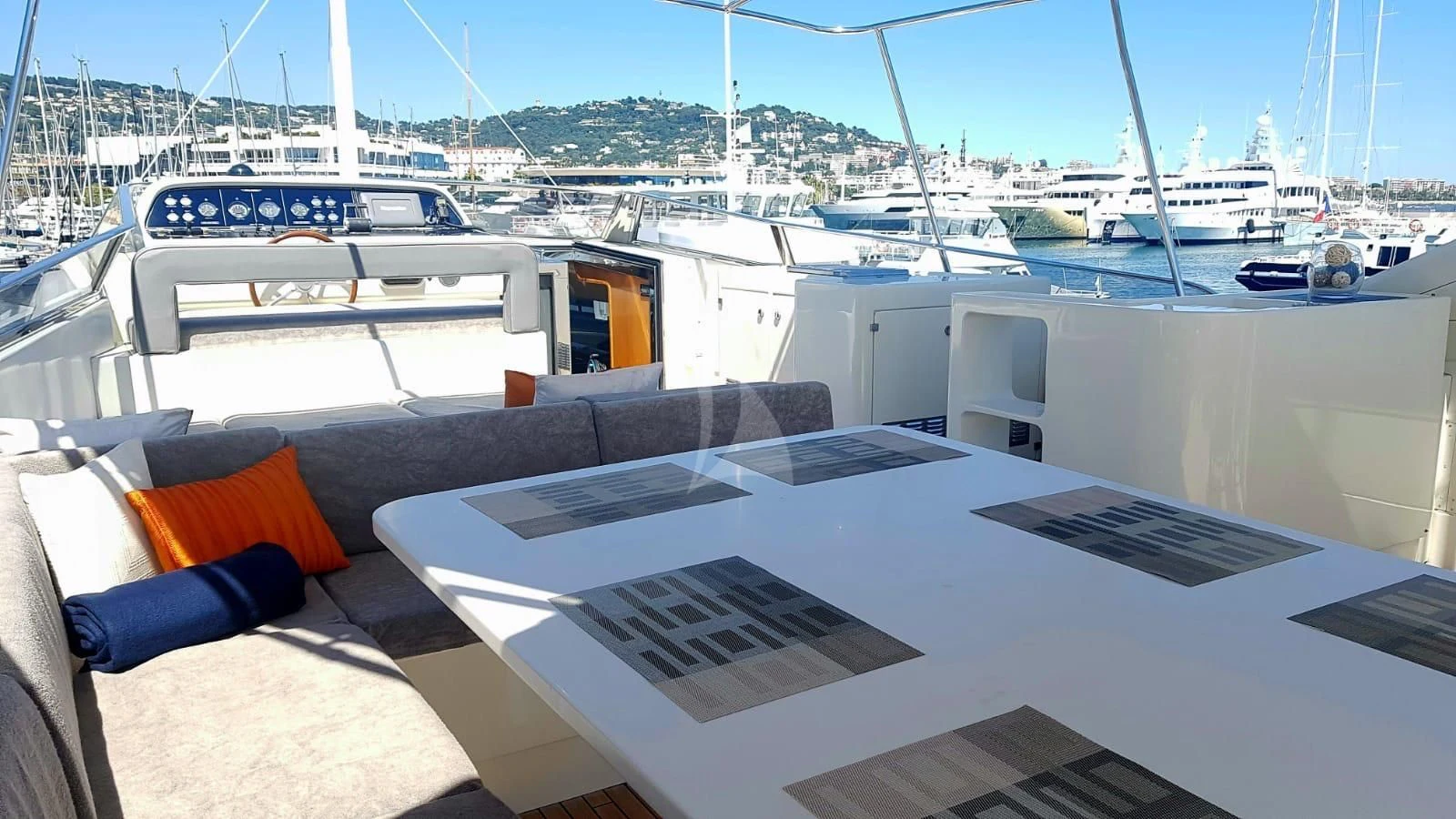 a boat on the water aboard YLANG YLANG Yacht for Sale