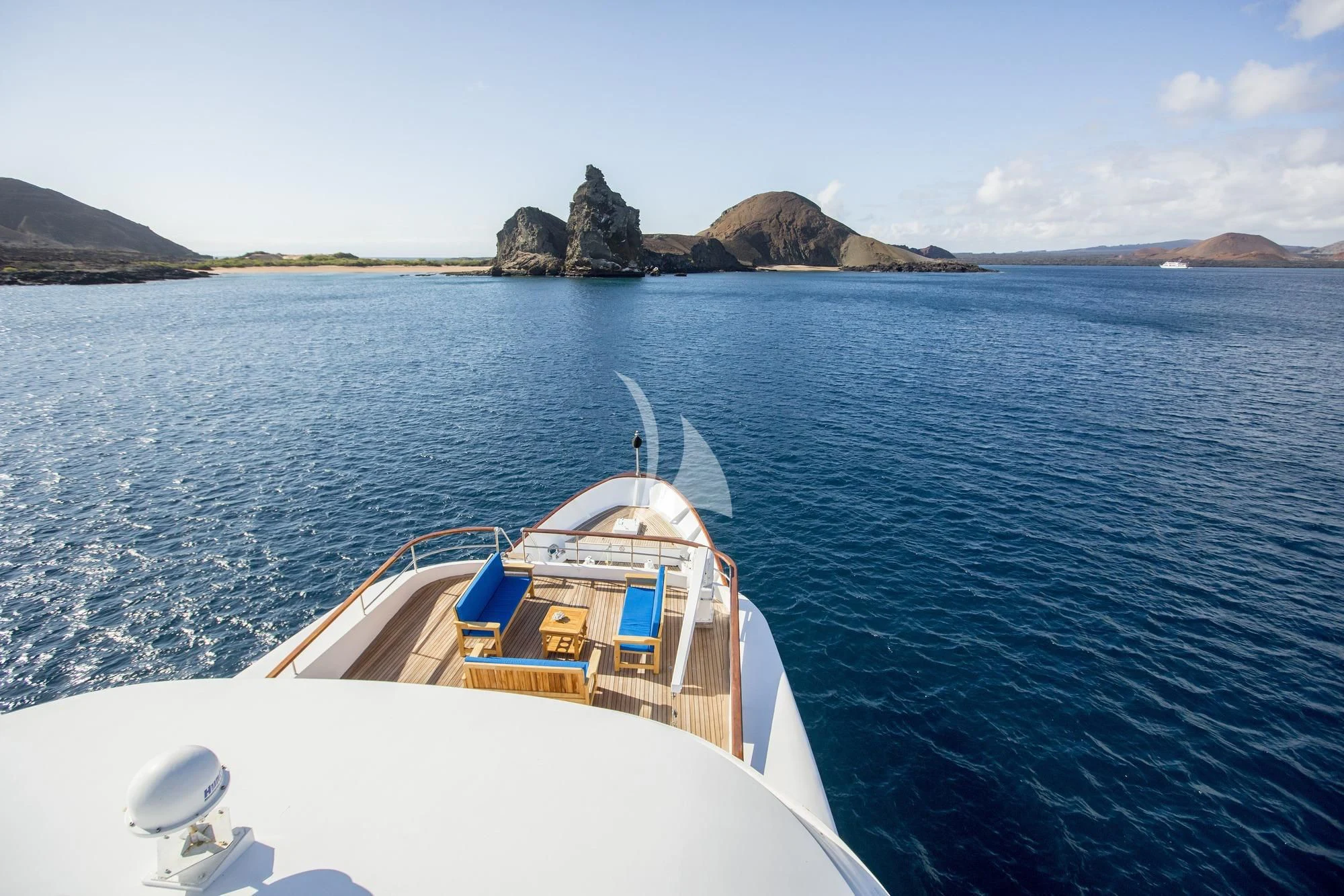a boat on the water aboard M/Y PASSION Yacht for Sale