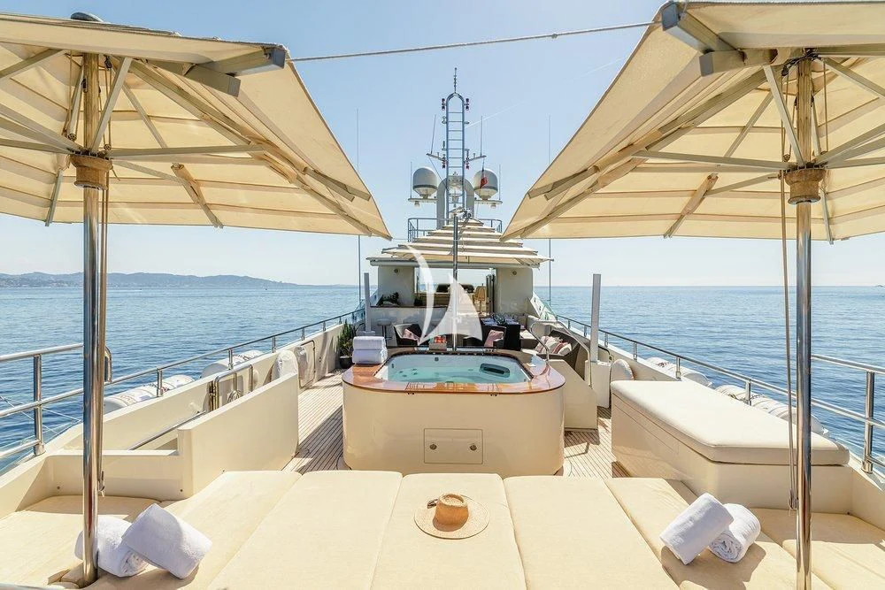 a boat on the water aboard W EXPLORER Yacht for Sale
