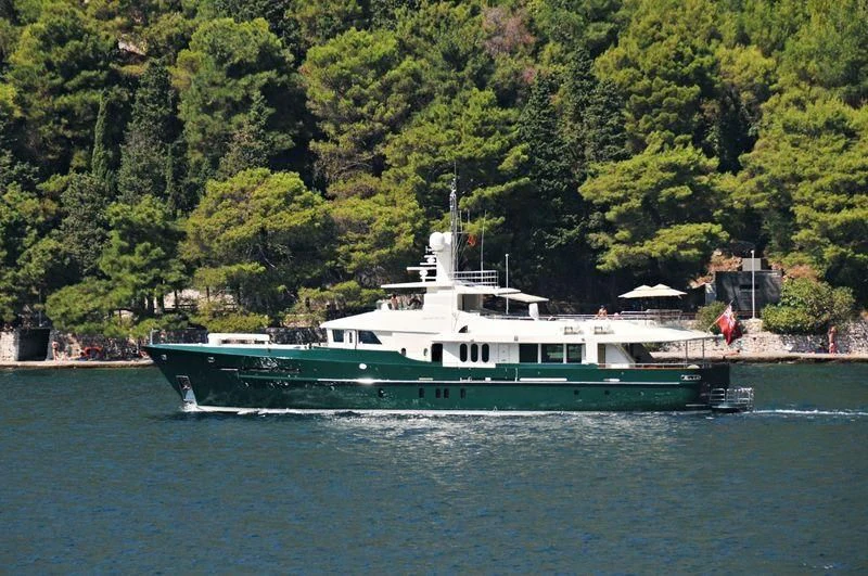 a boat on the water aboard W EXPLORER Yacht for Sale